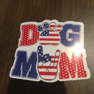 Dog Mom Glossy vinyl sticker